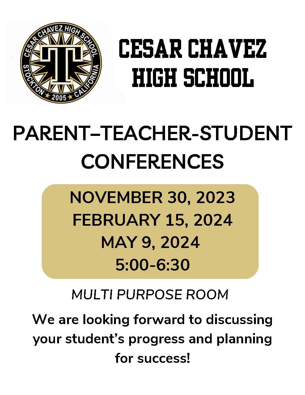  Parent Teacher  Student Conference 23-24
